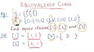 Equivalence Classes Class 12 CBSE Mathematics  Definition Properties Examples [upl. by Siri158]