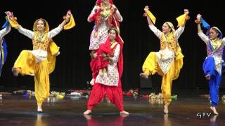 Punjabi Folk Dance Academy  Bhangra Idols 2015 [upl. by Gerard]