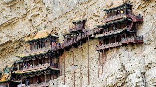 Chinas Hanging Monastery  4K [upl. by Reedy]