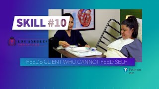 LACC  CNA Skill 10  Feeds Client Who Cannot Feed Self [upl. by Afra]