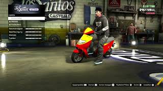 Faggio Sport tuning  GTA Online [upl. by Lleraj220]