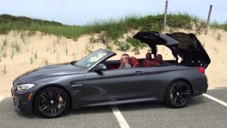 2015 BMW M4 Convertible Hard Top  NYDN Autos [upl. by Landry865]