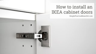 How to Install an IKEA Cabinet Door [upl. by Fernando]