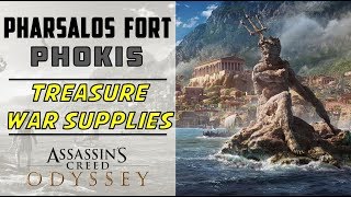 Pharsalos Fort Phokis  Loot Treasure amp War Supplies Location  ASSASSIN’S CREED ODYSSEY [upl. by Carew]