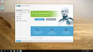 ESET NOD32 Antivirus  How To Access Quarantined Files [upl. by Airamesor]