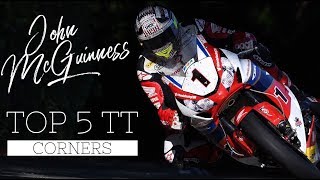 McGuinness Top 5 Isle of Man TT corners [upl. by Parris818]