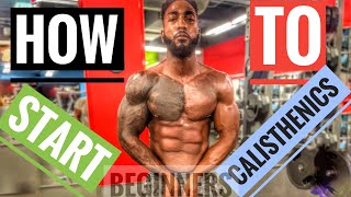 How to start Calisthenics beginner  How to build muscle  BrolyGainz007 [upl. by Atinej839]