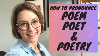 Learn to Pronounce POEM POET POETRY  American English Pronunciation Lesson learnenglish [upl. by Nananne239]